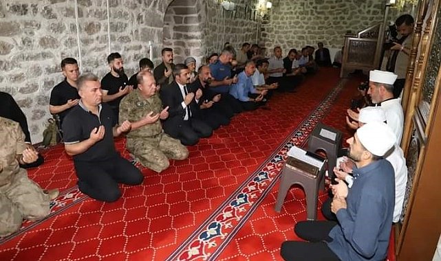 Çukurca'da 15 Temmuz şehitleri için mevlit okundu