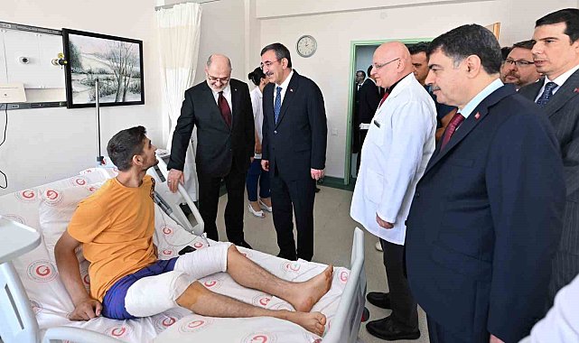 Cumhurbaşkanı Yardımcısı Yılmaz, gazileri ziyaret etti