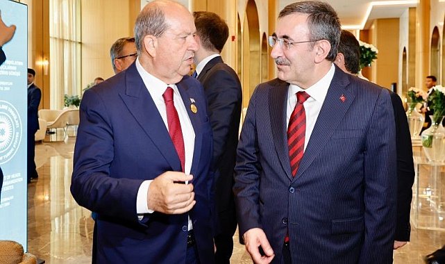Cumhurbaşkanı Yılmaz, KKTC Cumhurbaşkanı Tatar ile görüştü