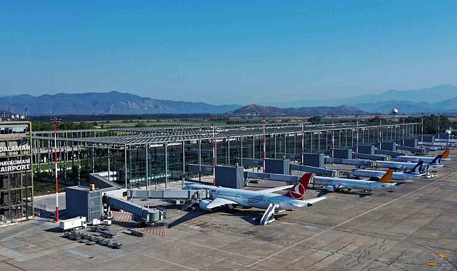 Dalaman Havalimanına 6 ayda 2 milyon 2 bin 226 yolcu