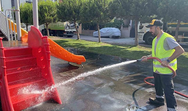 Darıca'da parklara hijyenik dokunuş