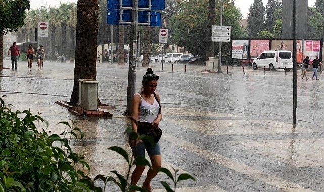 Denizli'ye kuvvetli yağış uyarısı