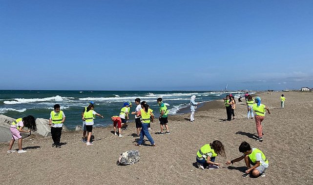 Depremi yaşayan minikler Sakarya'nın doğal güzelliklerine hayran kaldı