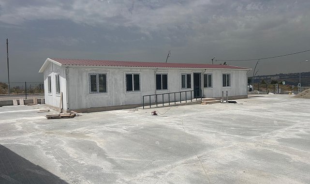 Diliskelesispor Tesisi Hizmet Binası'nda ilerleme yüzde 90