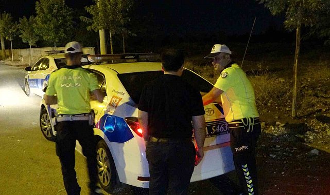 Diyarbakır'da hız yapılan bölgede trafik denetiminde cezalar kesildi