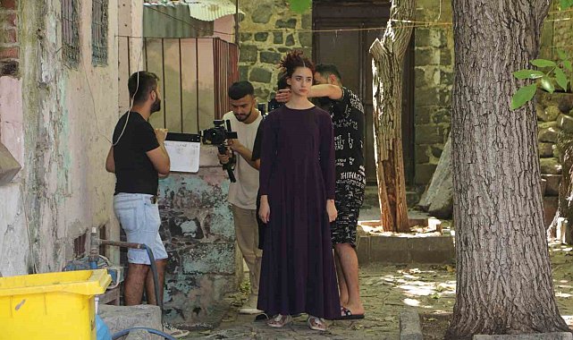 Diyarbakır'ın tarihi Sur ilçesinde uzun metrajlı korku filmi çekiliyor