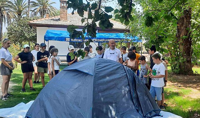 Doğa kampı ilk misafirlerini ağırladı
