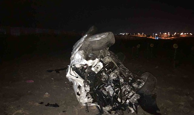 Domuza çarpan otomobil takla attı: Genç eczacı hayatını kaybetti