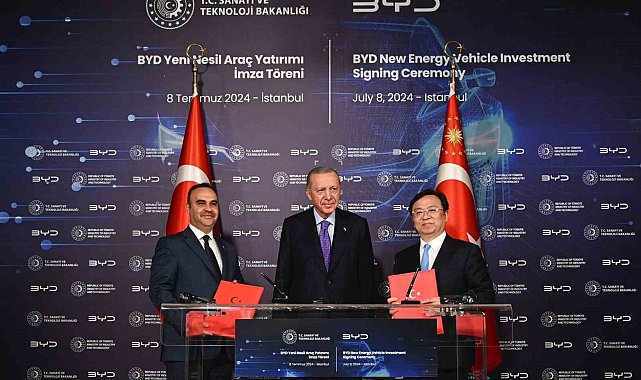 Dünya devi BYD'den Türkiye'ye yatırım kararı