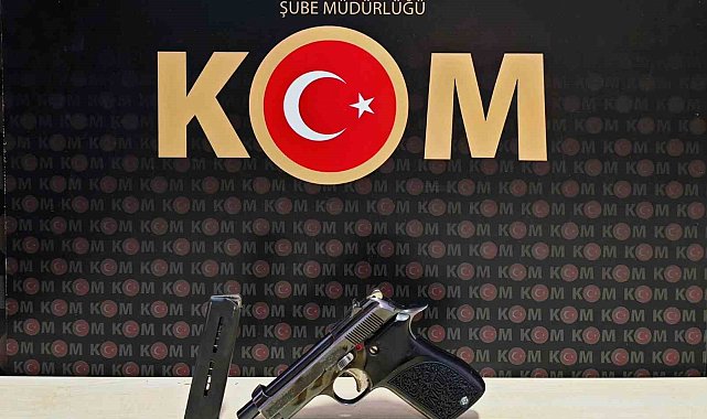 Durdurulan şüpheli araçtan 1 adet ruhsatsız tabanca ele geçirildi