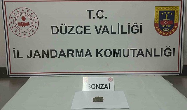 Düzce&#039;de 75 gram uyuşturucu ele geçirildi