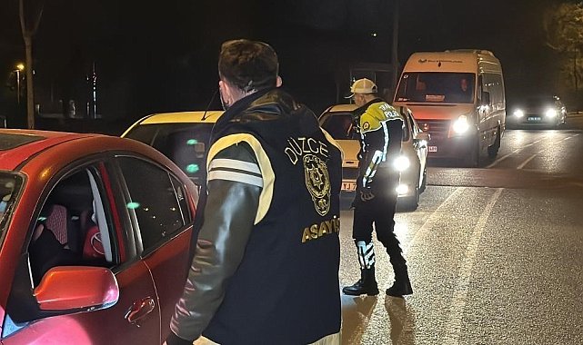 Düzce'de çeşitli suçlardan aranan 41 şahıs yakalandı