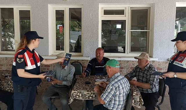 Edirne jandarması vatandaşları şiddette karşı bilgilendirdi