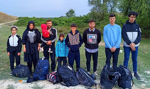 Edirne'de 24 kaçak göçmen yakalandı