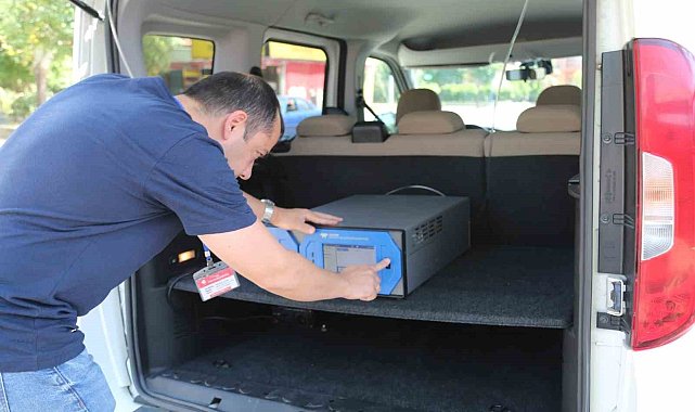 Efeler'in hava kalitesi ölçülüyor