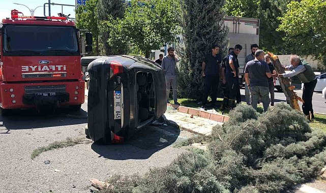 Elazığ'da trafik kazası: 3 yaralı
