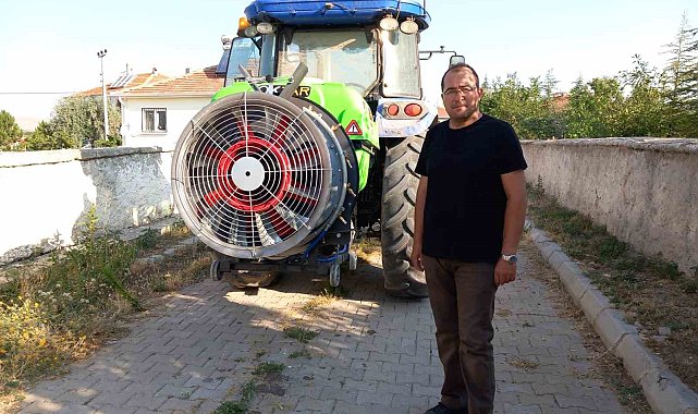 Emirdağ ilçesinin Yarımca Köyü'nde ilaçlama çalışmaları yapıldı
