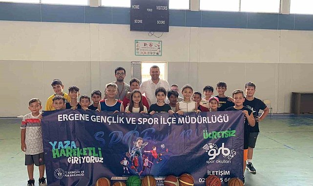 Ergene'de yaz spor okulları başladı
