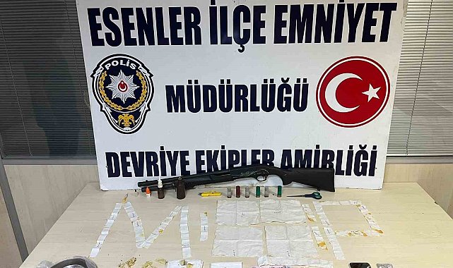 Esenler'de uyuşturucu operasyonu: 12 ayrı suçtan aranan firari yakalandı