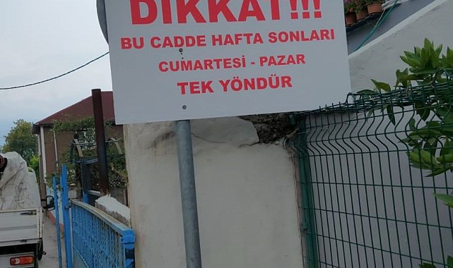 Eşme Mahallesi'ne yeni trafik düzenlemesi