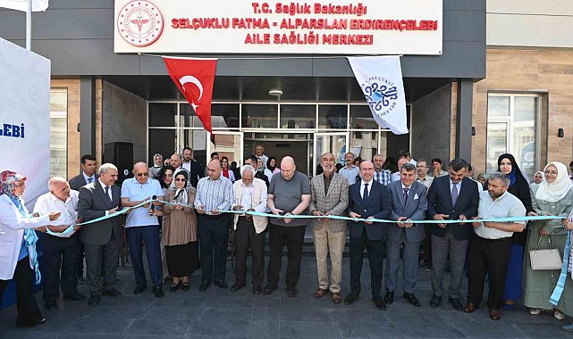 Fatma-Alparslan Erdirençelebi Aile Sağlığı Merkezi'nin resmi açılışı yapıldı