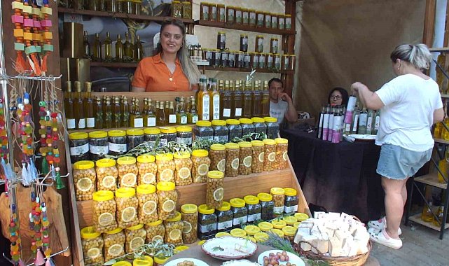 Festivalde ürünlerini tanıttılar