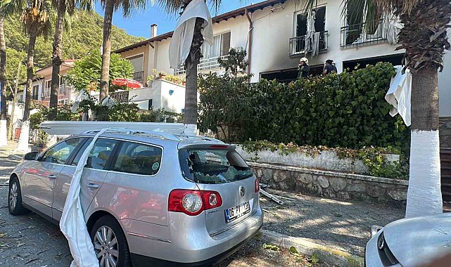 Fethiye'de tüp patladı: 1 ağır yaralı