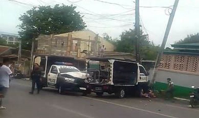 Filipinler'de bir kişi kaçırdığı polis aracıyla yayaların arasına daldı: 3 ölü