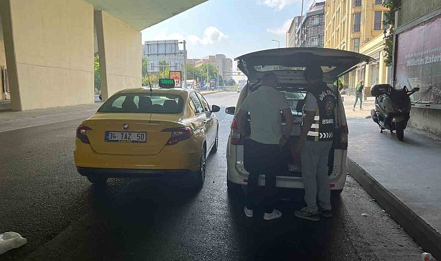 Galata Köprüsü'nde Dolmabahçe'ye gitmek isteyen turistten 600 lira isteyen taksiciye ceza
