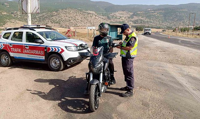Gaziantep&#039;te 10 motosiklet sürücüsüne 60 bin 941 TL ceza