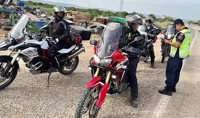 Gaziantep&#039;te 17 motosiklet trafikten men edildi