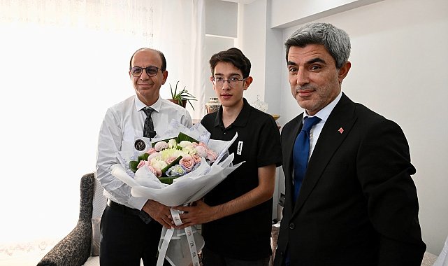 Geçit, Türkiye birincisi Arda Taşdemir'i ziyaret etti