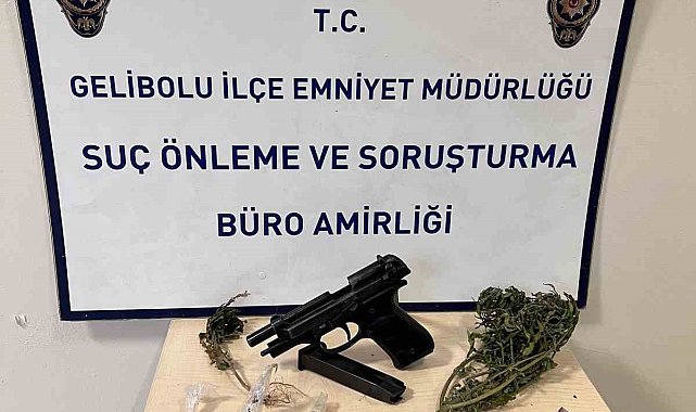 Gelibolu'da uyuşturucu operasyonu