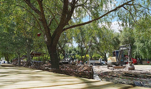 Gölbaşı Atatürk Sahil Parkı yenileniyor