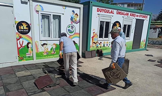 Gölbaşı'nda parklara çevre düzenlemesi yapılıyor