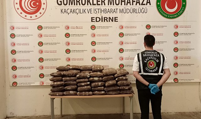 Gümrük Muhafaza ekipleri Kapıkule'de uyuşturucuya geçit vermedi