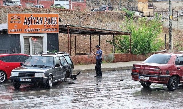 Gümüşhane'de 3 aracın karıştığı kazadan sürücüler yara almadan kurtuldu
