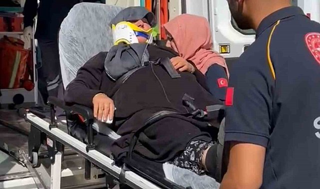 Halk otobüsünün çarptığı yaşlı kadın ağır yaralandı