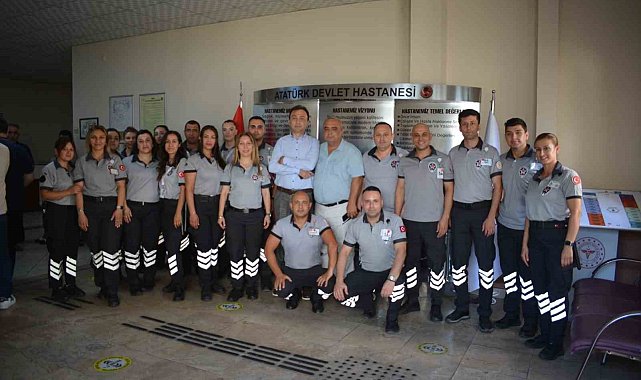 Hastanenin özel güvenlik görevlileri kahvaltıda buluştu