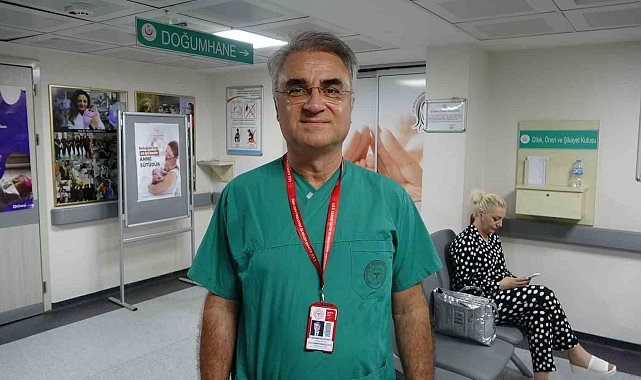 Hastaneye karın ağrısı şikayeti ile gelen hastanın rahminden 5,5 kilogramlık kitle çıktı