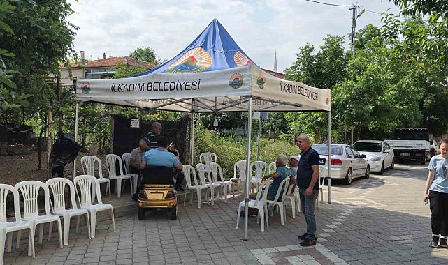 İlkadım Belediyesi taziye hizmetleri cenaze sahiplerinin yanında