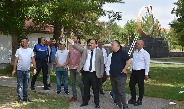 İnönü Belediyesi'nden Anıt Park'ta büyük dönüşüm