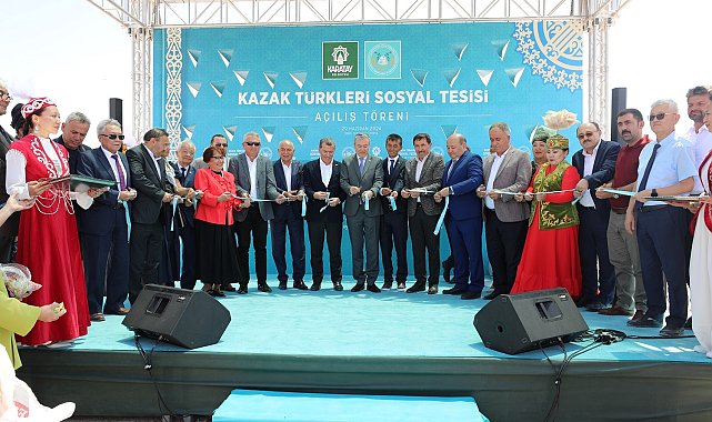 İsmil Kazak Türkleri sosyal tesisi açıldı