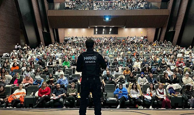 Isparta'da narkotik ekiplerince bin 650 öğretmene eğitim verildi
