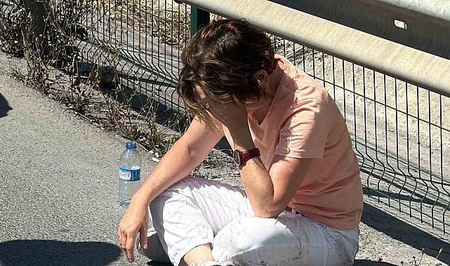 İstanbul'da tedaviden dönen tansiyon hastası kadın kaza geçirince yine hastanelik oldu