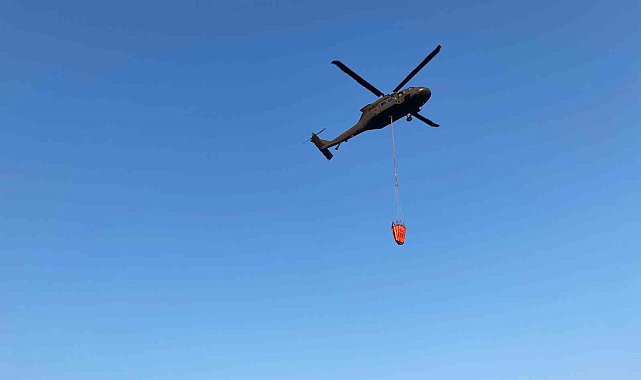 İzmir'de orman yangınıyla mücadele 18'inci saatte