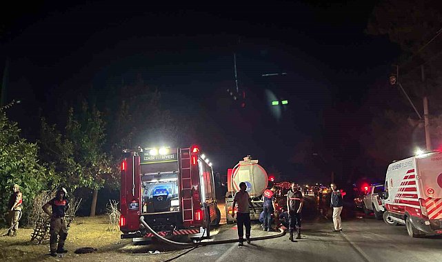 İzmir'deki orman yangını 10 saattir sürüyor