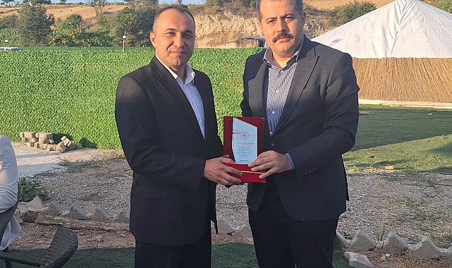 Jandarma komutanına veda yemeği