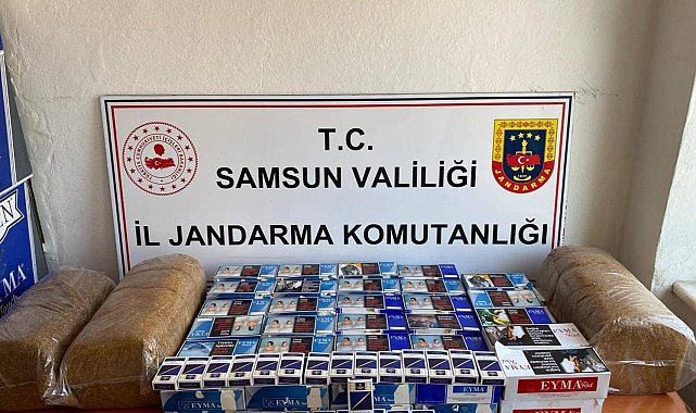 Jandarmadan kaçak makaron operasyonu