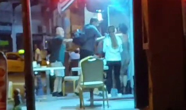 Kadınları sokak ortasında döven erkek kameralara yansıdı